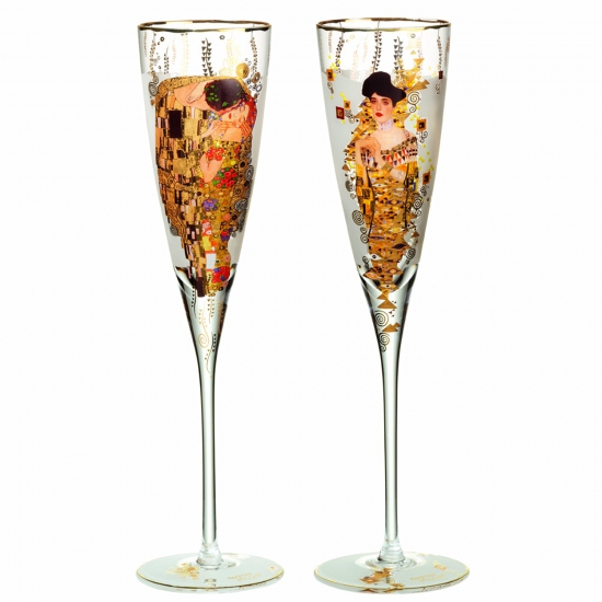 Бокалы для шампанского Set of Champagne Gustav Klimt 1