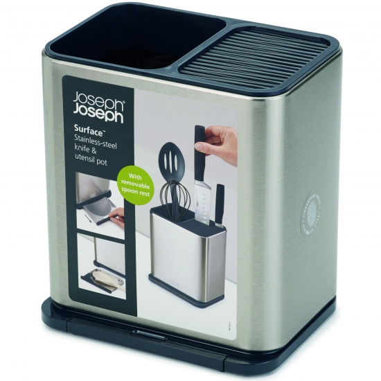 Органайзер для кухонных инструментов Joseph Joseph Surface™ Stainless Steel Knife & Utensil Pot 2