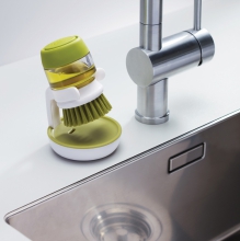 Щетка для мытья посуды с дозатором моющего средства Joseph Joseph Palm Scrub™
