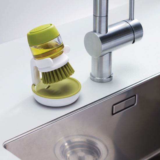 Щетка для мытья посуды с дозатором моющего средства Joseph Joseph Palm Scrub™ 1