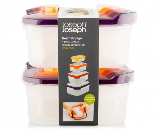 Контейнеры для хранения продуктов Joseph Joseph Nest™ Storage Set of 4 x 2 1