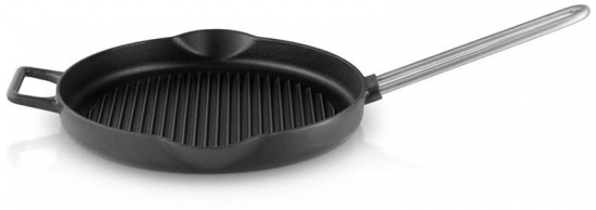 Сковорода гриль чугунная Cast iron Grill Pan 28 cm 1