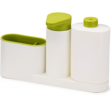 Органайзер с дозатором для мыла Joseph Joseph SinkBase™ 3pc Sink Tidy Set