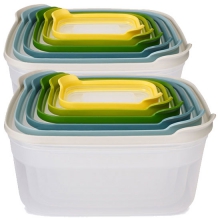 Комплект из 12 контейнеров для хранения продуктов Joseph Joseph Nest Storage Set 6x2