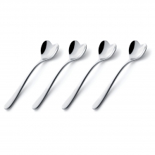 Набор ложек для кофе Set of 4 Heart-Shaped Spoons