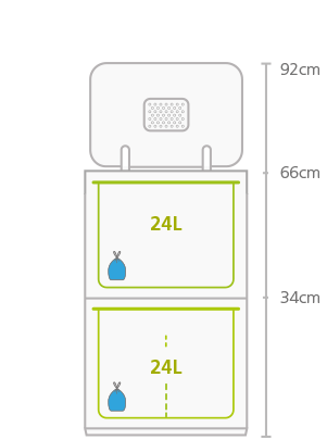 Joseph Joseph Intelligent Waste™ Totem 48L