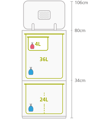 Joseph Joseph Intelligent Waste™ Totem 60L